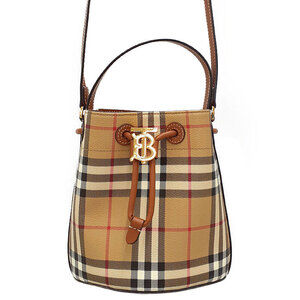 Burberry Check Bucket Bag Shoulder
